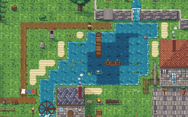Demo map, animated