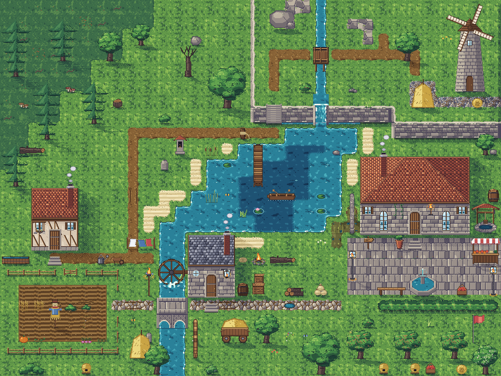 Village, day